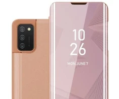 iLike Dėklas Samsung Galaxy A02s knyginis dėklas V1 rožinio aukso SA02SBCRG