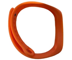 iLike iWear universalus silikoninis dirželis išmaniųjų apyrankių modeliams – SM6 SM7 SM8 (18x250mm) Oranžinė