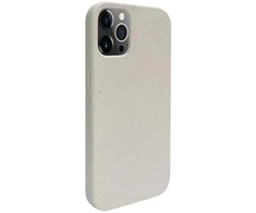 iLike galinis dėklas Apple iPhone 12 Pro Max silikoninis plastikinis dėklas Eco* Print Design Baltas ILIAP127EBWW