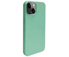 iLike galinis dangtelis Apple iPhone 14 silikoninis plastikinis dėklas Eco* spausdinto dizaino gėlės Žalias ILIAP14EBWFG
