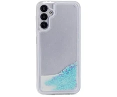 iLike Tylna pokrywa Samsung Galaxy A54 5G Silikoninis dėklas Vanduo Glitter Mėlyna (ILISAMA54SWGB)