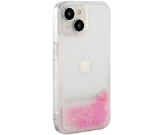 iLike Tylny pokrowiec Apple iPhone 14 Silikoninis dėklas Vanduo Glitter Rožinė ILIAPP14SWGP