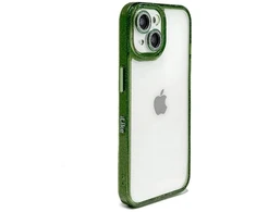 Dėklas iLike nugarėlė Apple iPhone 15 Pro Max STARS LENS akrilinis dangtelis Žalias ILIAPP15PMSACG
