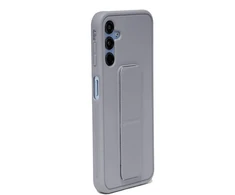 iLike Tylny pokrowiec Samsung Galaxy A14 5G Silikoninis dėklas with stand Violetinė ILISAMA14SWSPR