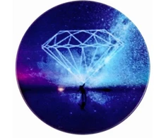 iLike universalus ledų laikiklis (Popsocket) Universalus ledų laikiklis Nebula Mėlyna ILIUNPH32