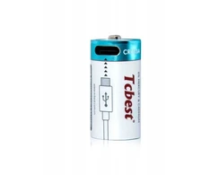 iLuv 4x Baterijos CR123A CR123 500mAh Įkrovimo Prievadas USB-C USB Type-C / USB-C CR123A