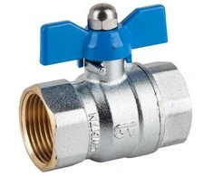Imi Ta Rutulinis ventilis vandeniui ½" vidinis/vidinis sriegis (trumpa rankena)