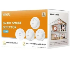 inteligentny czujnik dymu 3 vnt. + Bramka ZG2 IMOU ZSM1Kit-EU-3 EN 14604
