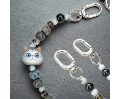Apyrankė Nimmy New Big Eye Cute Pets 2.0 pilkos spalvos