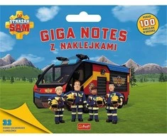 Impacto Gifts Ugniagesio Semo milžiniškas lipdukų sąsiuvinis