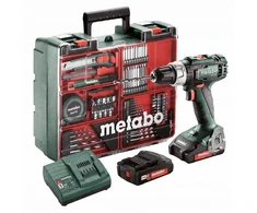 In Win „Metabo“ atsuktuvas BS 18 L 60/26Nm 2x2.0Ah + 74 akumuliatorių dėklas