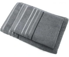 Rankšluostis Okko INA TOWEL TERRY 400 GSM 762 Pilkas 50X80