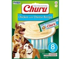 Inaba Foods Churu Dog skanėstas Chicken Cheese 160g