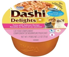 Inaba CIAO Dashi Delights tunas su lašiša šilkiniame sultinyje,70g