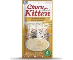 INABA Churu Kitten Chicken - skanėstas katėms - 4x14 g