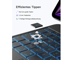 Inateck inateck Keyboard iPad 13'' QWERTZ juodas [KB903-13P_black]