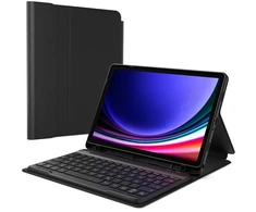 Klaviatūra Carruzzo Inateck N0028_BLACK planšetinio kompiuterio dėklas 27,9 cm (11″) „Folio“ Juoda