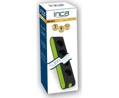 Inca Inca IPW-44YS3 Juodas, Žalias 4 x gniazdo jungiama į tinklą 250 V 3 m