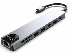 Carruzzo Inca ITPC-7T sąsajos šakotuvas C tipo USB 1000 Mbit/ai Aliuminis