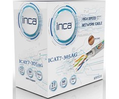 Inca kabelis Ethernetowy ICAT7-305AG S/FTP1 23 AWG kabelis CAT7 305M