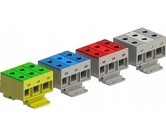 Incobex Elplast ENE-00182 3 bėgių jungtis 35mm2 mėlyna ZGX-3X35 mėlyna ENE-00182