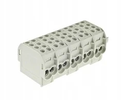 Incobex Elplast ENE-00511 Penkių polių gnybtų blokas ZGX 5x(1x25/2x16) mm2 (pilkas) ENE-00511
