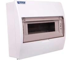 Incobex Elplast Incobex Modulis skirstomasis skydas 1x12, paviršius IP40 su atlenkiamąja dūmtraukiu S-12 + SHIFT + N + PE 800600 (ENE -00353)