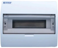 Incobex Elplast Incobex S24 modulinis skirstomasis skydas, montuojamas ant paviršiaus (1000DC) IP40 su N+PE dūmų gaubtu ENE-00348