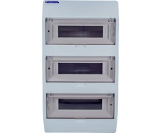Incobex Elplast Incobex S36 modulinis skirstomasis įrenginys, įleidžiamas, IP40, su dūmų gaubtu N+PE ENE-00343