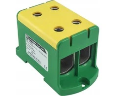 Incobex ZGX vieno poliaus gnybtų blokas 2x150 mm2 geltonai žalias (Al-Cu) ENE-00365