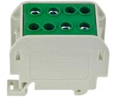 Incobex Elplast ENE-00522 ZGX vienpolis gnybtų blokas 1x70/2x50 mm2 žalias (Al/Cu) ENE-00522