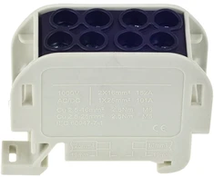 Incobex Elplast ENE-00516 Vienpolis gnybtų blokas ZGX 1x35/2x25 mm2 juodas (Al/Cu) ENE-00516