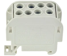 Incobex Elplast ENE-00513 Vienpolis gnybtų blokas ZGX 1x35/2x25 mm2 pilkas (Al/Cu) ENE-00513