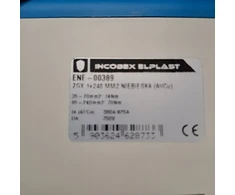 Incobex ZGX vieno poliaus gnybtų blokas 1x240 mm2 mėlynas (Al-Cu) ENE-00389