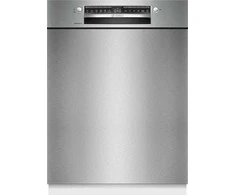 Bosch SMU4ECS28E Serija 4, Indaplovė, montuojama iš apačios, 60 cm, Šlifuotas plienas
