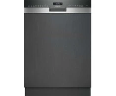 Siemens SN55ES12CE indaplovėje integruota 60cm nerūdijančio plieno