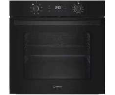 INDESIT orkaitė | IO K55C B | 71 l | Elektrinė | Katalizinė | Elektroninė | Aukštis 59,5 cm | Plotis 59,5 cm | Juodas