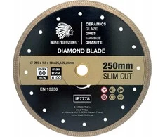DEIMANTINIS DISKAS 250mm SLIM CUT INDIAN PROFESSIONAL
