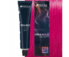 Indola Permanent Fantasy Hair Color Crea Bold Fuchsia Rožinė, 100 ml