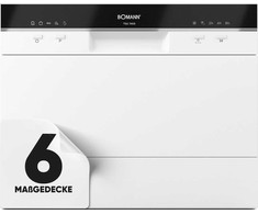 Indaplovė Bomann TSG 7405 D LED baltas