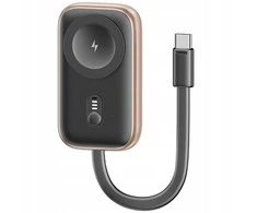 Belaidis įkroviklis skirtas Apple Watch Usams CD245 2-in-1 with 1200mAh powerbank + USB-C kabelis tarnish