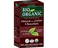 Indus Valley Bio Organic plaukų chna Chocolate 100g