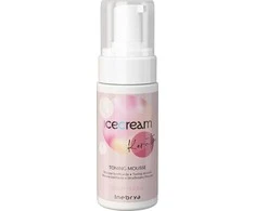 Inebrya Ice Kreminis Keratin Toning Mousse tonuojančios plaukų putos su remineralizuojančiu poveikiu, 150 ml