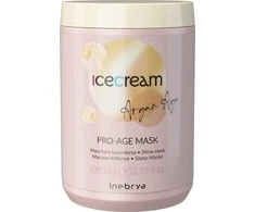 Inebrya Ice Kreminis Argan Age Pro-Age Mask atkuriamoji plaukų kaukė, 1000 ml