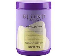 Inebrya Blondesse No Geltona Mask geltonus tonus neutralizuojanti plaukų kaukė, 1000 ml