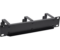 InLine® 10'' kabelių valdymo panelė, 3 laikikliai, RAL9005, juoda