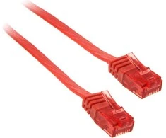 InLine 10m - U / UTP maitinimo kabelis - 1000 Mbps - Cat.6 - RJ45 - raudona (71600R)