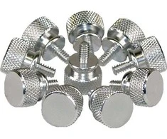 InLine 12 mm korpuso varžtai Sidabrinis 10 vnt (77770)