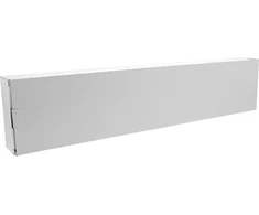 InLine® 19" Cable management panel, 5 large brackets, RAL7035, pilkas