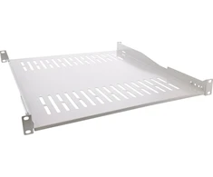InLine® 19" lentyna, 550 mm, 50 kg, 1U, RAL 7035 pilka